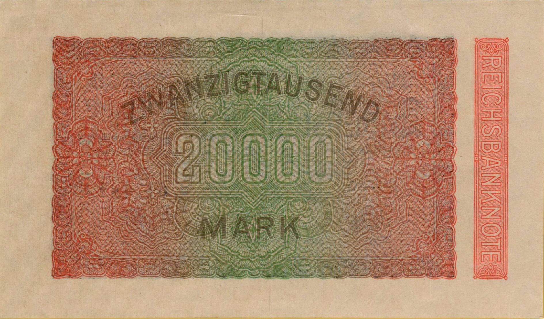 Germany 20000 1923 UNC P-85/c